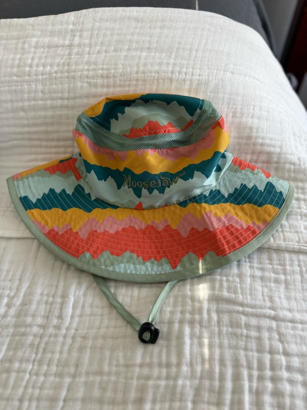NWT Moosejaw Kids Ice Cream Soup Sun Hat UV 50+ Size L/XL